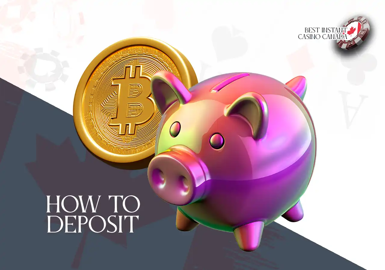 Crypto wallet top-up icon and input arrow